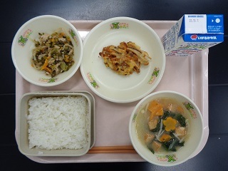 9月29日の学校給食（小学校B献立）の写真