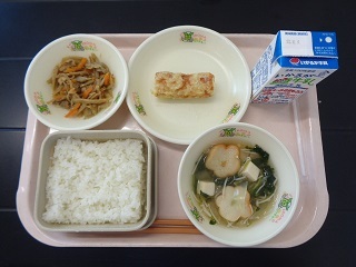 10月2日の学校給食（小学校B献立）の写真