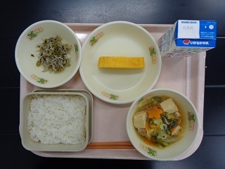 10月16日の学校給食（小学校B献立）の写真