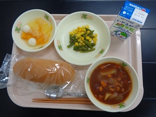 10月17日の学校給食（小学校B献立）の写真