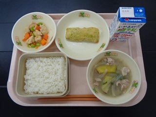 10月20日の学校給食（小学校B献立）の写真