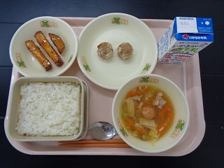 10月30日の学校給食（小学校B献立）の写真