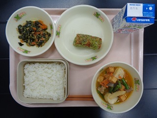 11月10日の学校給食（小学校B献立）の写真