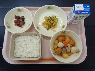 11月24日の学校給食（小学校B献立）の写真