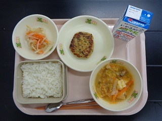 11月29日の学校給食（小学校B献立）の写真