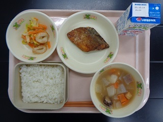 12月6日の学校給食（小学校B献立）の写真