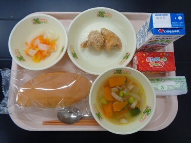 12月7日の学校給食（小学校B献立）の写真