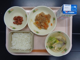 12月8日の学校給食（小学校B献立）の写真