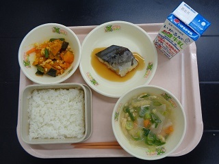 12月13日の学校給食（小学校B献立）の写真