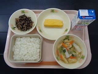 12月20日の学校給食（小学校B献立）の写真