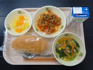 1月11日の学校給食（小学校B献立）の写真