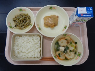 1月17日の学校給食（小学校B献立）の写真