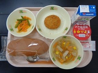 1月18日の学校給食（小学校B献立）の写真