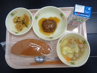 1月23日の学校給食（小学校B献立）の写真