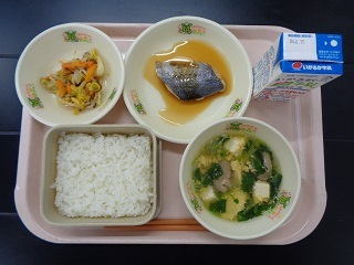 2月9日の学校給食（小学校B献立）の写真