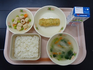 2月26日の学校給食（小学校B献立）の写真