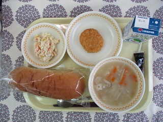 4月20日の学校給食（中学校献立）