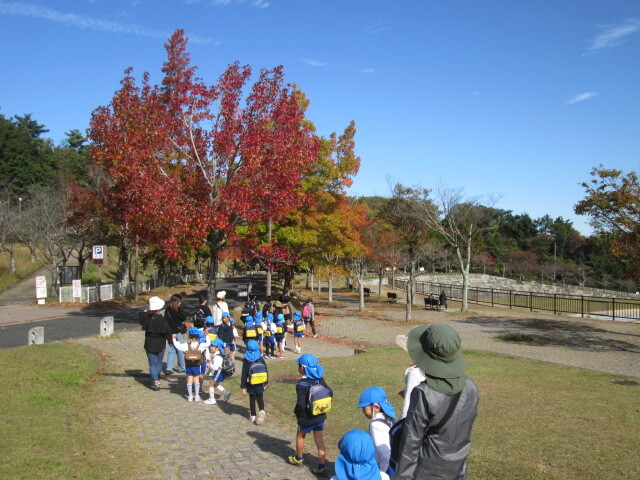 山麓公園散歩のようす