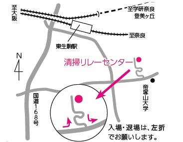 清掃リレーセンター位置