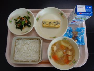 1月20日の学校給食（小学校A献立）の写真