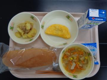5月28日の学校給食（小学校A献立）の写真