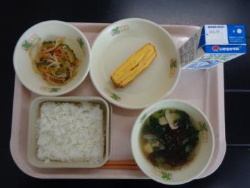 6月21日の学校給食（小学校A献立）の写真