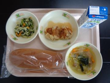 6月25日の学校給食（小学校A献立）