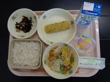 7月5日の学校給食（小学校A献立）