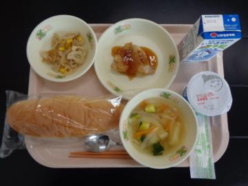 7月9日の学校給食（小学校A献立）