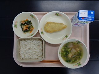 9月4日の学校給食（小学校A献立）