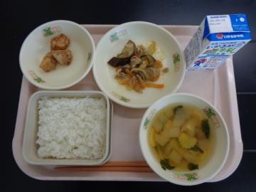 9月6日の学校給食（小学校A献立）