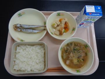 9月9日の学校給食（小学校A献立）