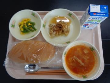 9月10日の学校給食（小学校A献立）