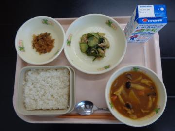 9月20日の学校給食（小学校A献立）
