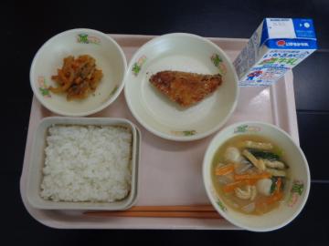 9月27日の学校給食（小学校A献立）