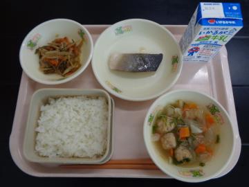 11月1日の学校給食（小学校A献立）