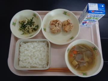 11月6日の学校給食（小学校A献立）