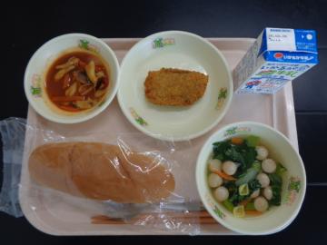 1月28日の学校給食（小学校A献立）の写真