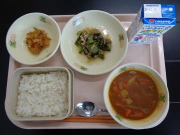 2月7日の学校給食（小学校A献立）の写真