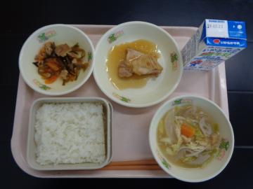 2月14日の学校給食（小学校A献立）の写真