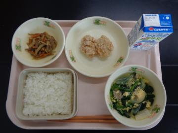 2月21日の学校給食（小学校A献立）の写真