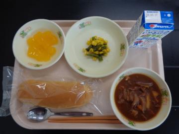 2月27日の学校給食（小学校A献立）の写真