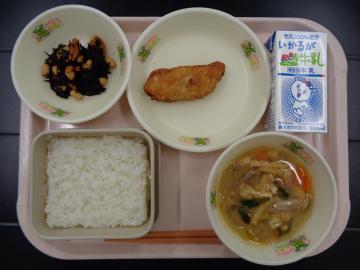 4月10日の学校給食（小学校B献立）の写真