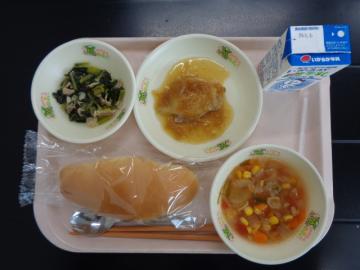 4月30日の学校給食（小学校B献立）の写真