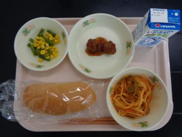 6月6日の学校給食（小学校B献立）の写真
