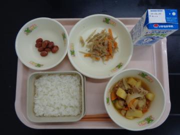 6月12日の学校給食（小学校B献立）の写真