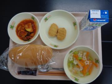 6月18日の学校給食（小学B献立）の写真