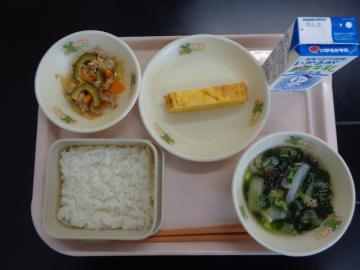 6月19日の学校給食（小学B献立）の写真