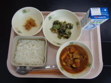 7月10日の学校給食（小学B献立）の写真