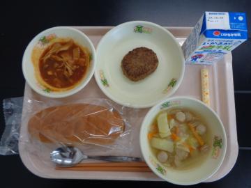 10月1日の学校給食（小学B献立）の写真